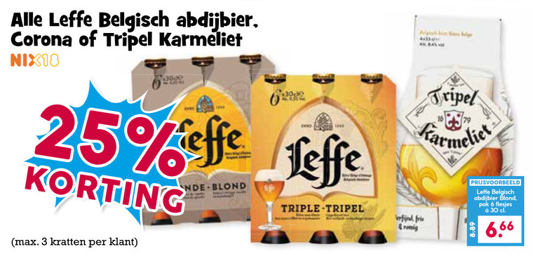 Leffe   speciaalbier, krat bier folder aanbieding bij  Boons Markt - details