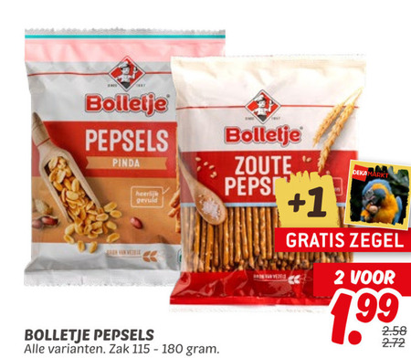 Bolletje   zoutje folder aanbieding bij  Dekamarkt - details