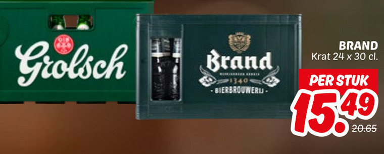 Grolsch   krat bier folder aanbieding bij  Dekamarkt - details