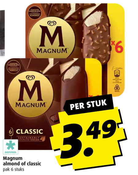 Magnum   ijslollies folder aanbieding bij  Boni - details