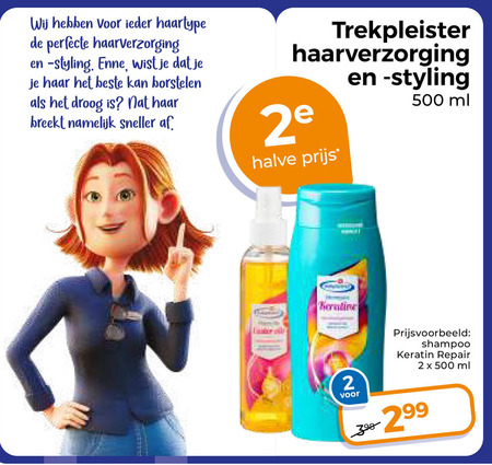 Trekpleister Huismerk   hairspray, haarverzorging folder aanbieding bij  Trekpleister - details