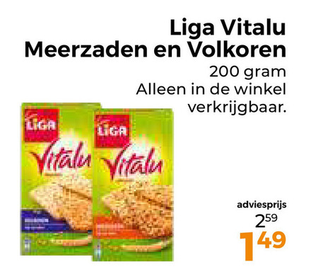 Liga   crackers folder aanbieding bij  Trekpleister - details