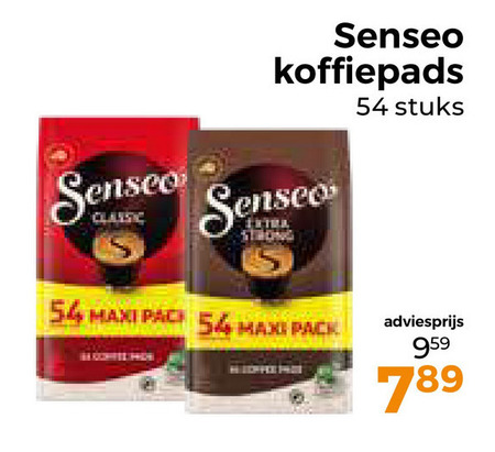 Douwe Egberts Senseo   koffiepad folder aanbieding bij  Trekpleister - details