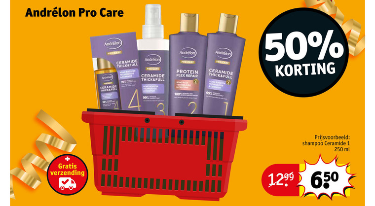 Andrelon   shampoo folder aanbieding bij  Kruidvat - details