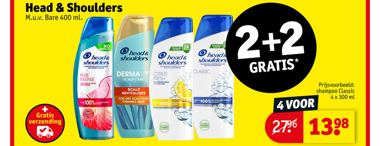 Head and Shoulders   shampoo folder aanbieding bij  Kruidvat - details