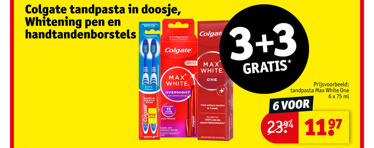 Colgate   tandpasta folder aanbieding bij  Kruidvat - details