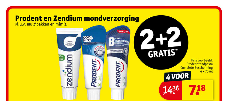 Prodent   tandpasta folder aanbieding bij  Kruidvat - details