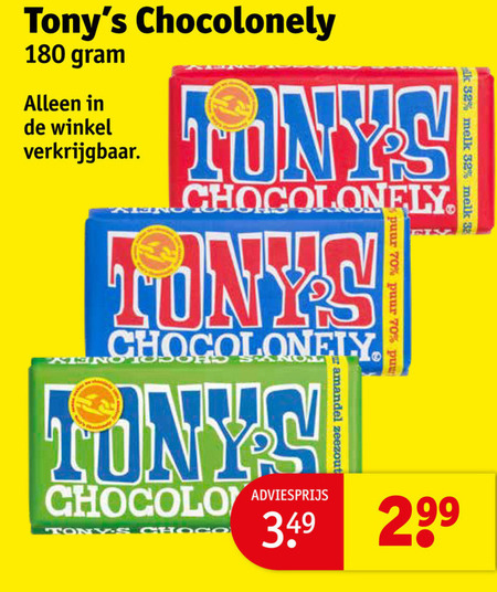 Tony Chocolony   chocolade folder aanbieding bij  Kruidvat - details