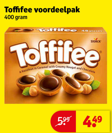 Toffifee   chocolade folder aanbieding bij  Kruidvat - details