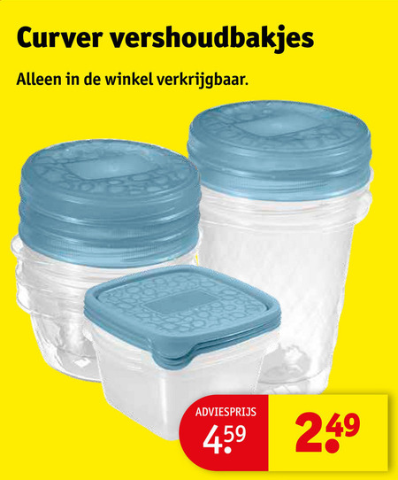 Curver   vershouddoos folder aanbieding bij  Kruidvat - details