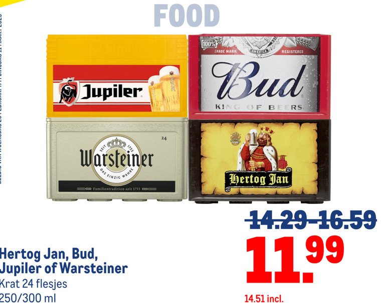 Bud   krat bier folder aanbieding bij  Makro - details