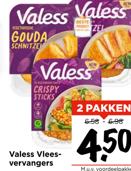 Valess   vegetarisch folder aanbieding bij  Vomar - details