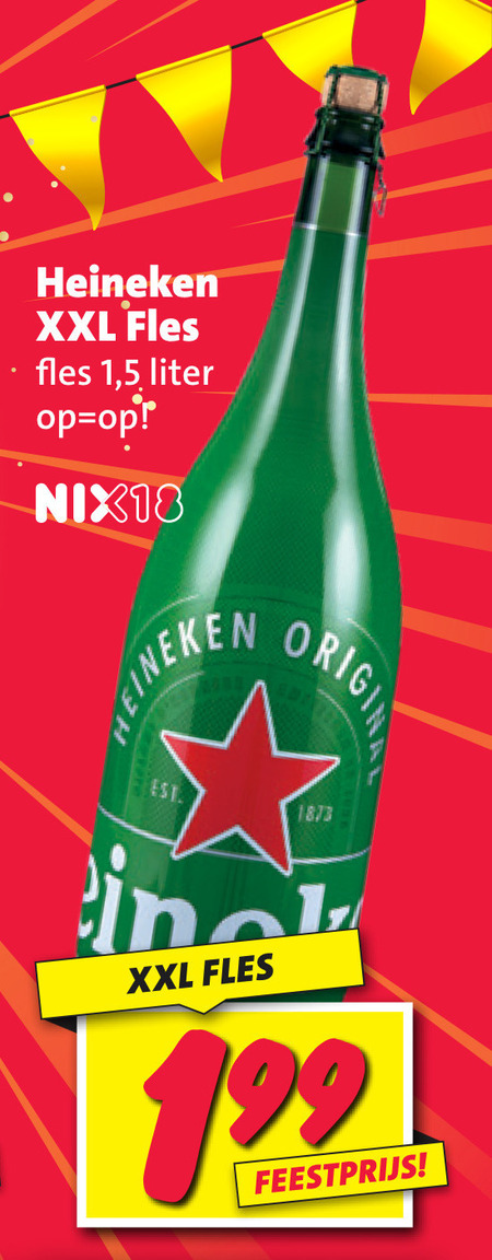 Heineken   flesje bier folder aanbieding bij  Nettorama - details