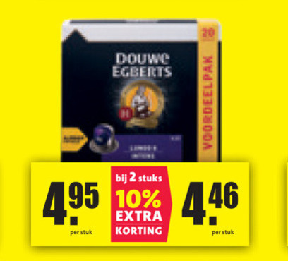 Douwe Egberts   koffiecups folder aanbieding bij  Nettorama - details