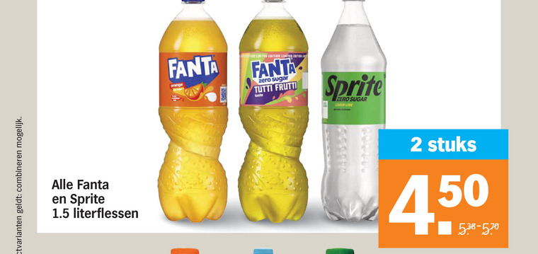 Sprite   frisdrank folder aanbieding bij  Albert Heijn - details