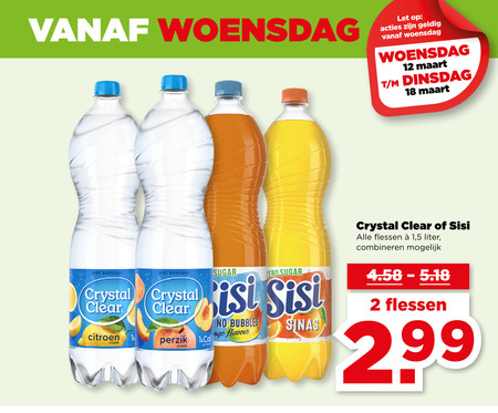 Sisi   frisdrank, fruitdrank folder aanbieding bij  Plus - details