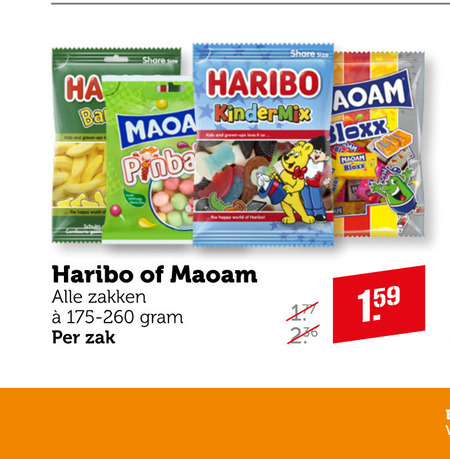 Maoam   snoep folder aanbieding bij  Coop - details