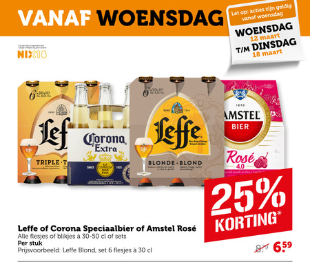 Amstel   speciaalbier, blikje bier folder aanbieding bij  Coop - details