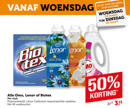 Omo   wasverzachter, handwasmiddel folder aanbieding bij  Coop - details