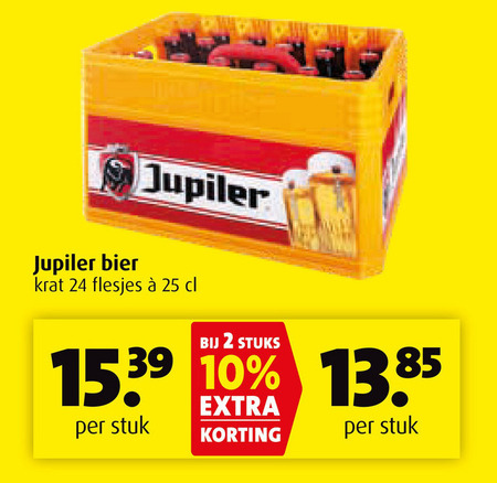 Jupiler   krat bier folder aanbieding bij  Boni - details