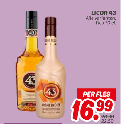 Licor 43   likeur folder aanbieding bij  Dekamarkt - details