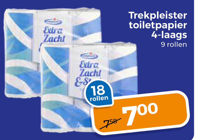 Trekpleister Huismerk   toiletpapier folder aanbieding bij  Trekpleister - details