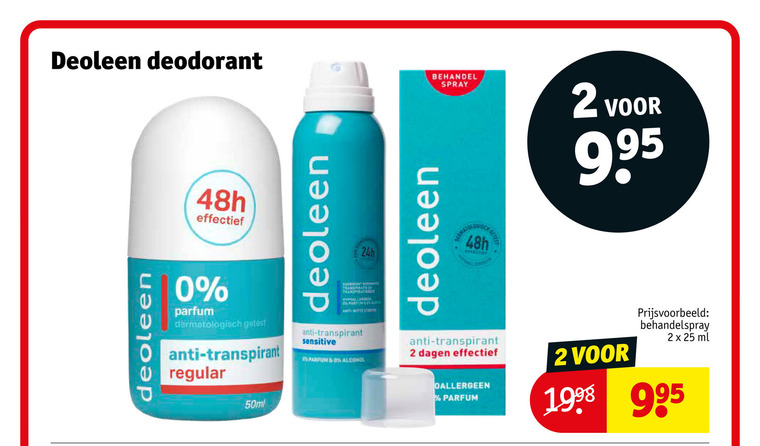 Deoleen   deodorant folder aanbieding bij  Kruidvat - details