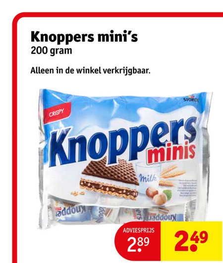 Knoppers   wafels folder aanbieding bij  Kruidvat - details