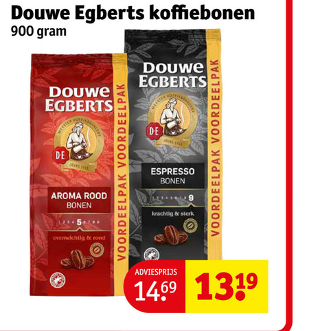 Douwe Egberts   koffiebonen folder aanbieding bij  Kruidvat - details