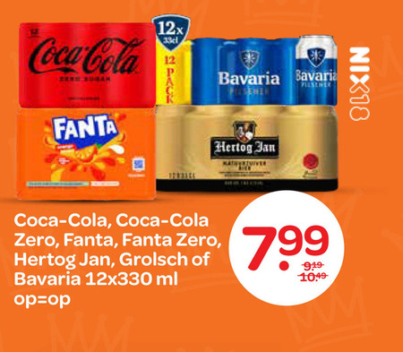 Bavaria   frisdrank, blikje bier folder aanbieding bij  Spar - details