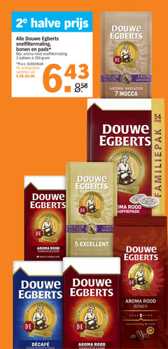 douwe egberts folder aanbiedingen op