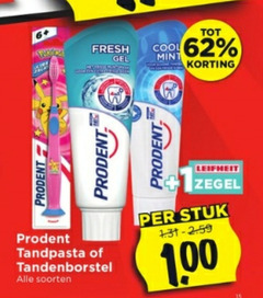 Besluit Kinderpaleis Uitgraving Prodent tandenborstel, tandpasta folder aanbieding bij Vomar - details