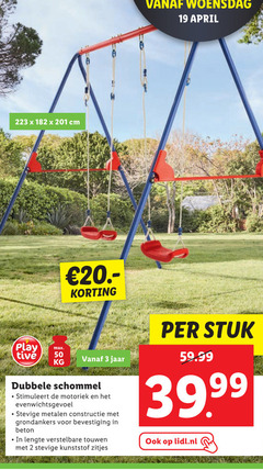 Geen borst Besmettelijke ziekte schommel folder aanbieding bij Intertoys - details