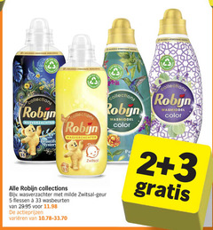 Robijn wasverzachter, wasmiddel folder aanbieding bij Aldi - details