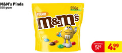  m en ms chocoladepindas pinda peanut 