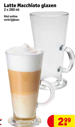  koffieglazen 2 latte macchiato glazen ml online 