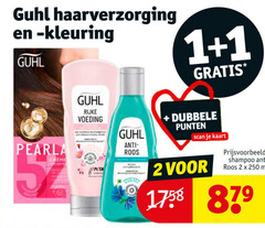  1 2 5 250 guhl haarverzorging kleuring creme pearls rijke voeding roos dubbele punten scan kaart shampoo anti ml 