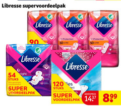  30 90 120 libresse adaptive technology new night stuks ultra goodnight maandverband super protection regular flow zones thin co reduction recyclable instantly absorption 3x inlegkruisjes 