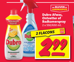  2 10 99 super vet dubro geconcentreerd reiniger afwas ontvetter badkamerspray 650 ml 