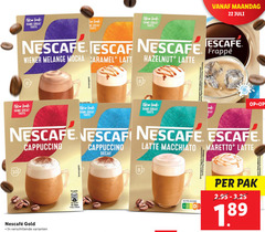  nescafe oploskoffie 8 22 new same taste maandag wiener melange mocha caramel hazelnut latte cappuccino decaf macchiato gold r 100ml serveersuggestie suggestion nutri score pak 