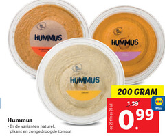  25 28 200 hummus naturel pikant zongedroogde tomaat 