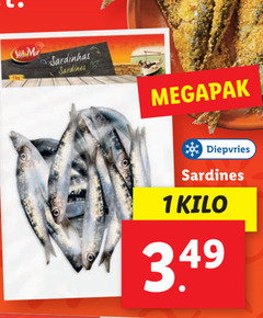  1 sardines diepvries kilo 