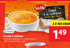  koeling crema romige pudding vanillesmaak gekaramelliseerde suiker la catalan style dessert 