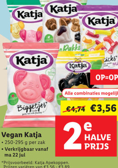  2 22 katja ticks mix biggetjes zak combinaties 4 3 apekoppen varieeren halve 