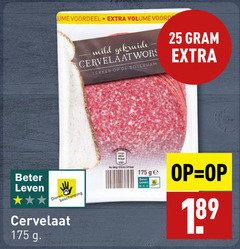  25 100 voordeel volume mild gekruide cervelaat boterham beter leven dieren bescherming ge 