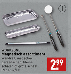  workzone magnetisch assortiment wandrail gereedschap kleine schalen schaal stuk 