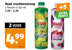  2 750 raak vruchtensiroop flessen ml liter strop reine claude 5 zegels fruits das bos zero sugar 