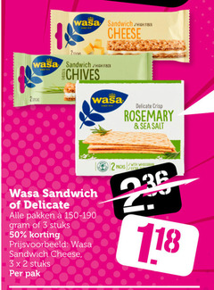  2 3 50 444 wasa sandwich high cheese sticks chives since delicate crisp rosemary sea salt pakken stuks pak with 