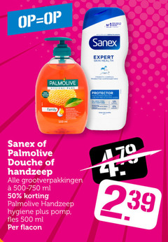  50 500 sanex expert skin health palmolive hygiene family ml prebiotic complex protector helps med at douche handzeep 500-750 pomp fles flacon 