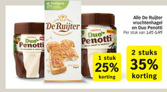  1 2 25 35 100 originale penotti hazelnoot vanille ruijter duo vruchtenhagel stuk vruchten hagel stuks 